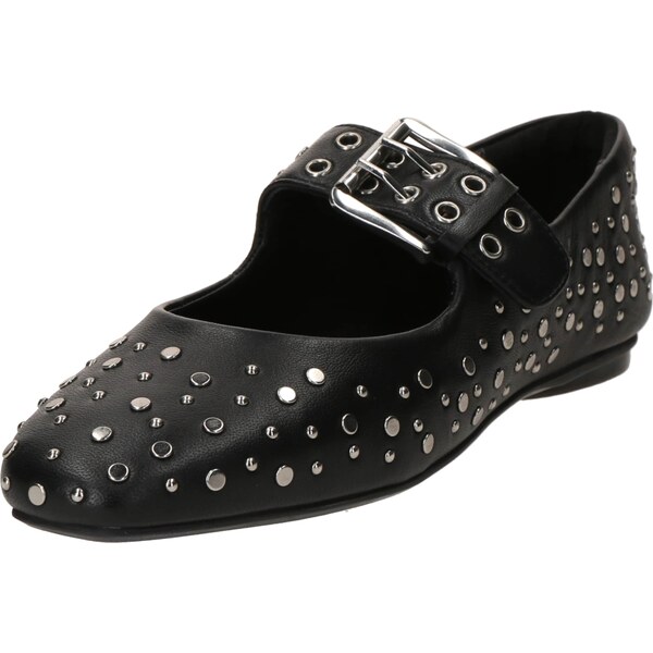 BRONX Baleríny s ramienkom Alor-A čierna 63080575