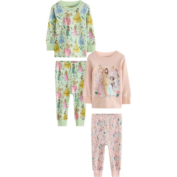 Next Pyžamo modrá / žltá / svetlozelená / ružová 63080071