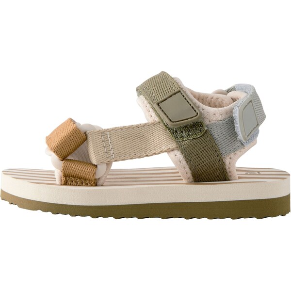 Next Otvorená obuv béžová / farba ťavej srsti / sivá / kaki 63157101