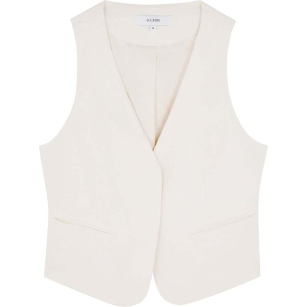 Scalpers Vesta k obleku béžová / biela 63160685