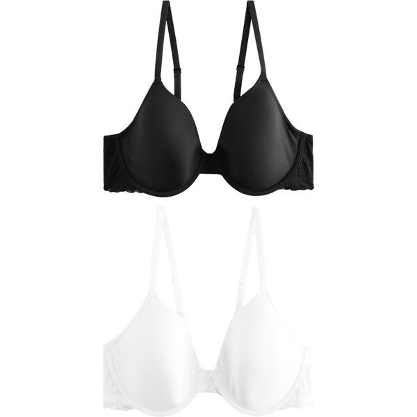 Next Podprsenka čierna / biela 63162839