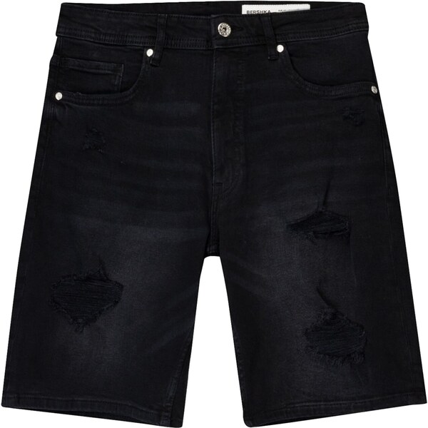 Bershka Džínsy čierna 63169199