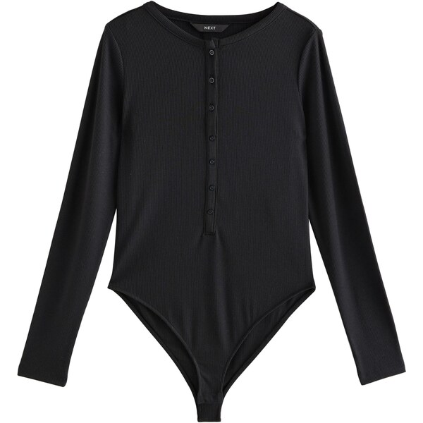 Next Košeľové body čierna 63080060