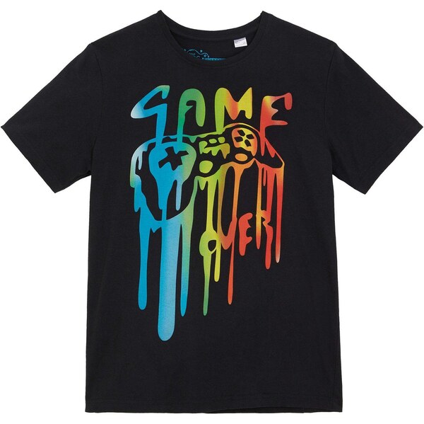 bonprix Tričko z čistej bio bavlny, farba čierna 44793936