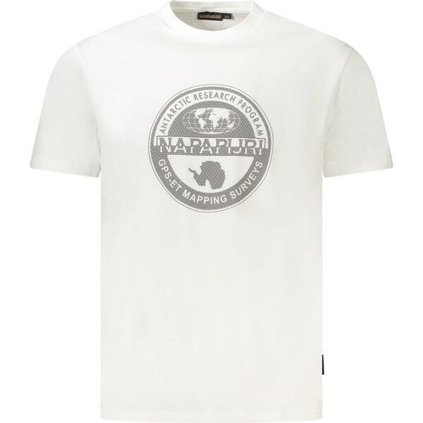 Biele tričko s krátkym rukávom Napapijri 64711412