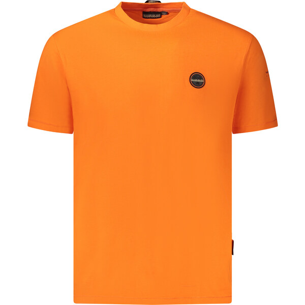 Pánske tričko Napapijri s krátkym rukávom, oranžové 64713147