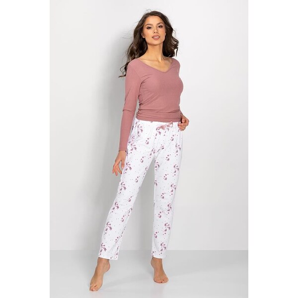 Momenti per me Luxusné dámske pyžamo Anabelle staroružové 35683214