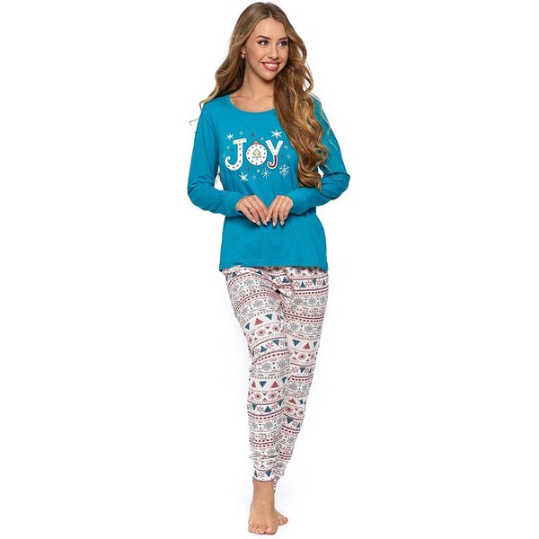 Moraj Dámske pyžamo Christmas Joy zelené 36255690