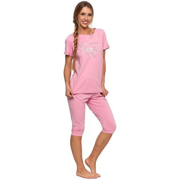 Moraj Dámske pyžamo Plant Lady ružové 39439870
