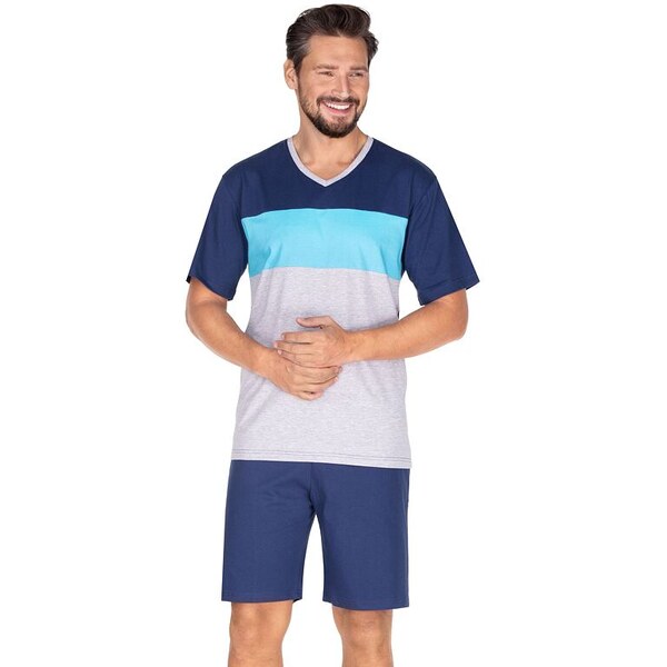 Regina Pánske pyžamo Rodrigo modré 39541364