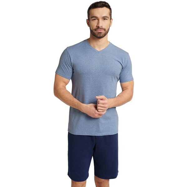 Henderson Pánske pyžamo Writer modré 57956816