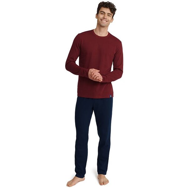 Henderson Pánske pyžamo Uncos vínové 57956832