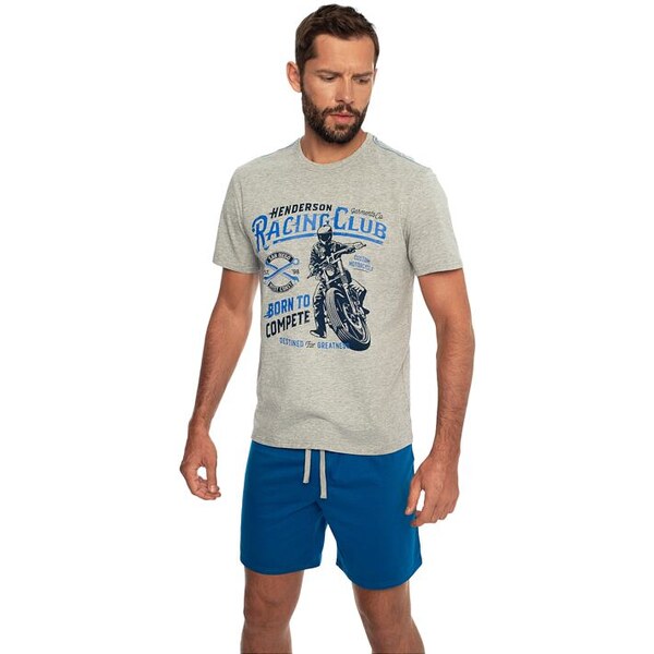 Henderson Pánske pyžamo Craft sivomodré 57956860