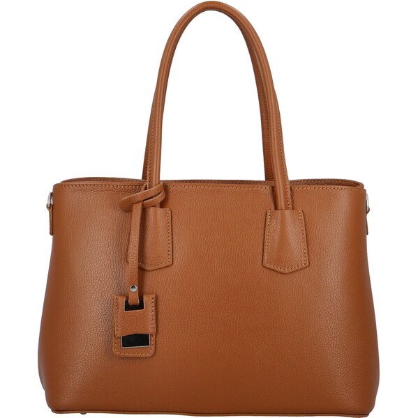 Delami Vera Pelle Dámska kožená kabelka cez rameno koňaková - Delami 63109162