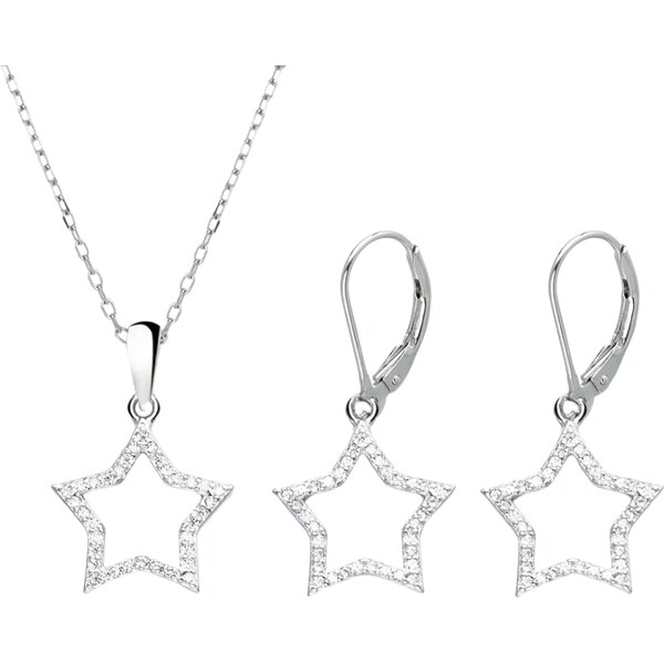 MAJYA Strieborný set šperkov STARS 11783 64582438
