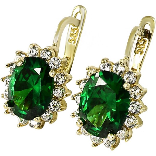 Zlaté náušnice Glare 300 63087023