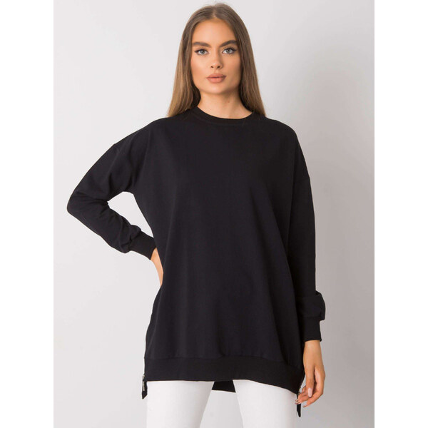 BASIC FEEL GOOD Čierna dámska tunika so zipsami RV-TU-7187.26-black 28083717