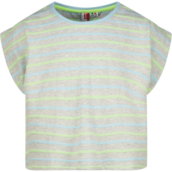 VINGINO Tričko Huliette svetlomodrá / sivá melírovaná / svetlozelená 63095606