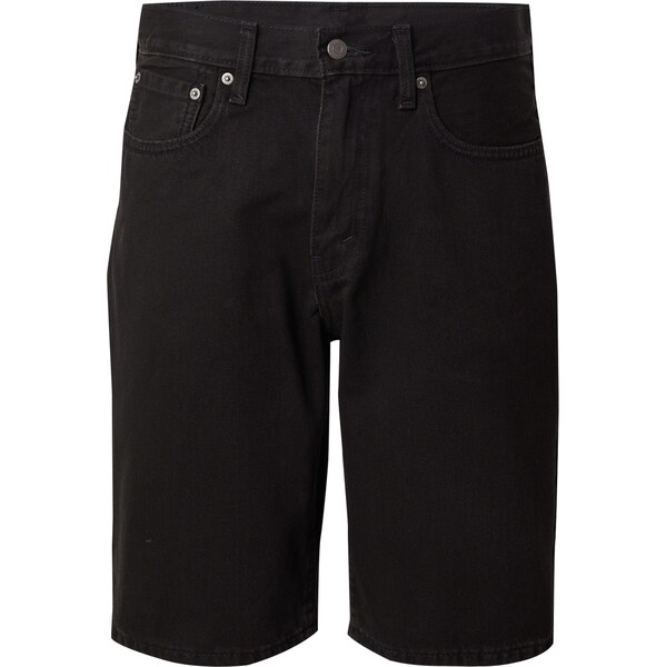 LEVIS Džínsy 469 Loose Shorts čierny denim 63095704