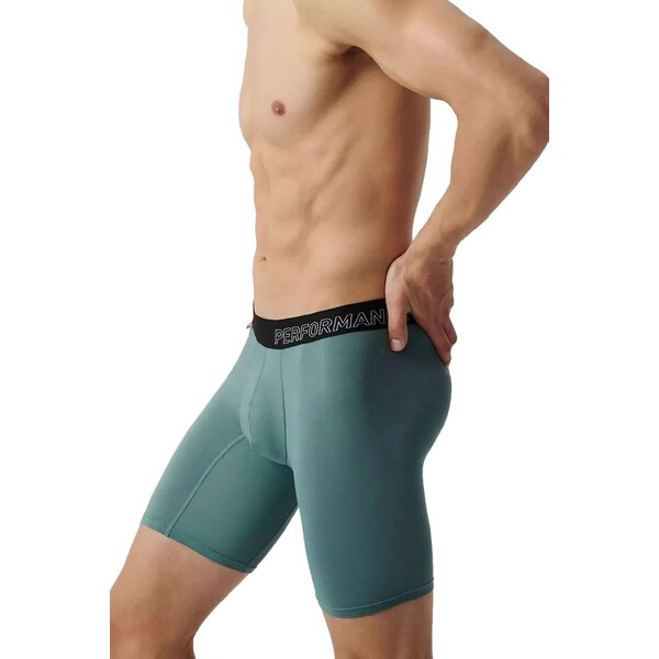 Atlantic Pánske boxerky 1181 Legs long smaragd 63091769