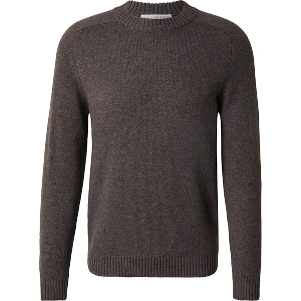 SELECTED Sveter SLHNICO tmavosivá 63115916