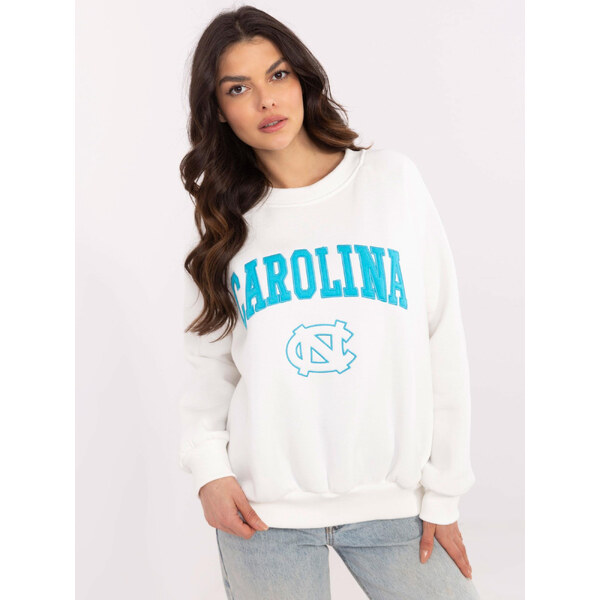 BASIC Smotanová dámska oversize mikina bez kapucne EM-BL-857-1.92P 61779944