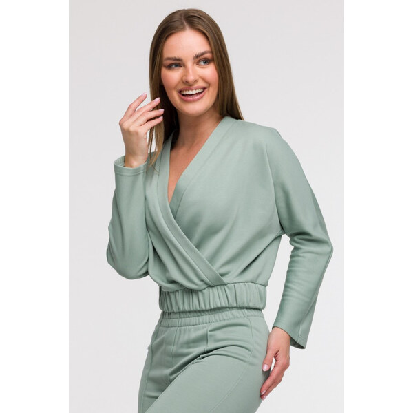 BeWear B292 Zavinovacie tričko - mentolové 63092658