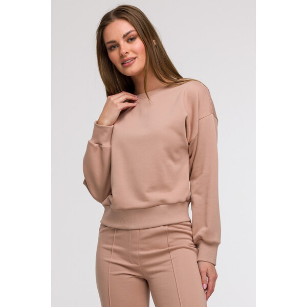 BeWear B293 Mikina s otvoreným chrbtom - mocca 63092664