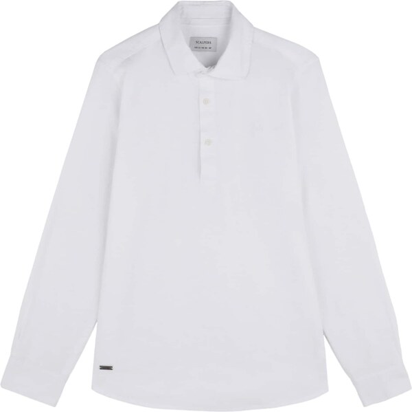 Scalpers Košeľa šedobiela 63159711