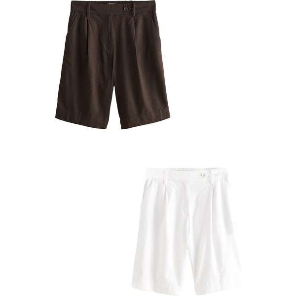 Next Nohavice čokoládová / biela 63162978