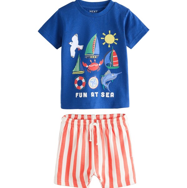 Next Set modrá / oranžová / krvavo červená / biela 63162771