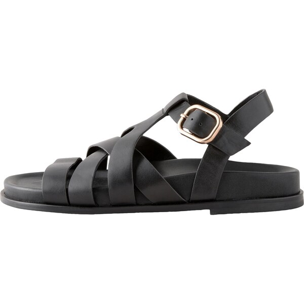 Next Remienkové sandále čierna 63162916