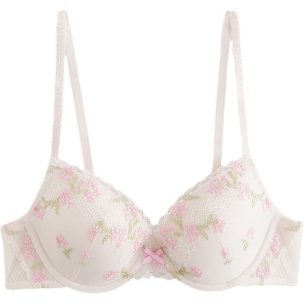 Next Podprsenka zelená / svetloružová / biela 63163711