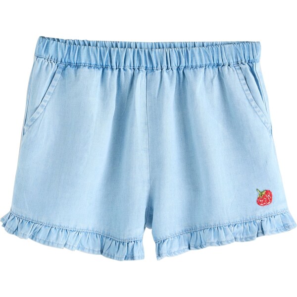 Next Nohavice modrá denim / červená 63163431