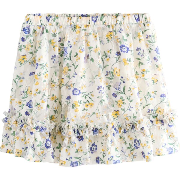 Next Sukňa žltá / fialová / biela 63163788