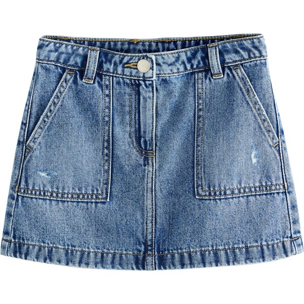 Next Sukňa modrá denim 63163824