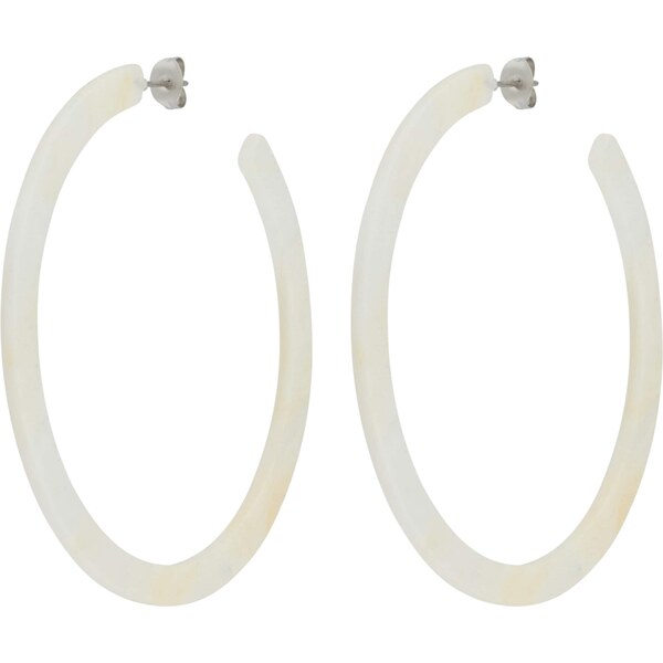 Fräulein Wunder Náušnice Anne Ivory biela ako vlna 63168638