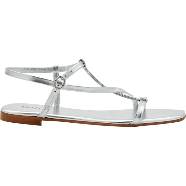 EDITED Remienkové sandále Toyah strieborná 63169579