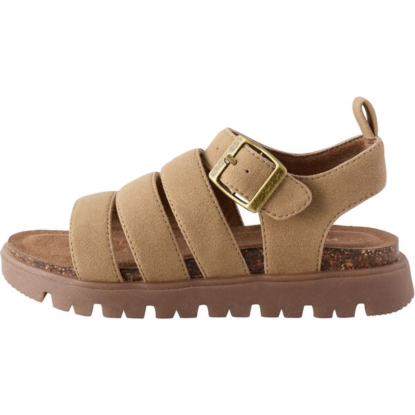 Next Sandále Korksohle hnedá / zlatá 63095538