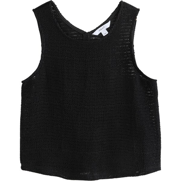 Next Vyšívaný top čierna 63163666