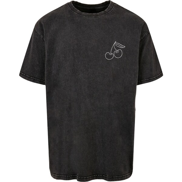 Merchcode Tričko Cherry čierna / biela 63107068