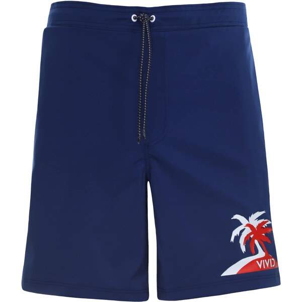 VIVID Plavecké šortky námornícka modrá / červená / biela 63135211