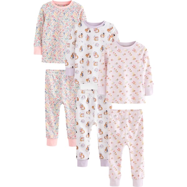Next Pyžamo Cath Kidston hnedá / orgovánová / ružová / biela 63107979