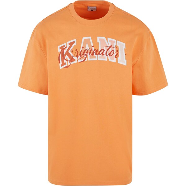 Karl Kani Tričko Serif Originator marhuľová / homárová / rosé / biela 63752053