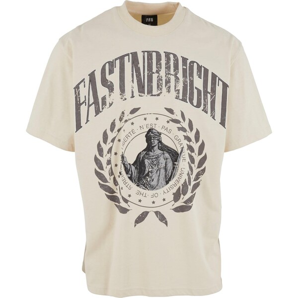 Fast & Bright Tričko Justice béžová / čadičová 65644402