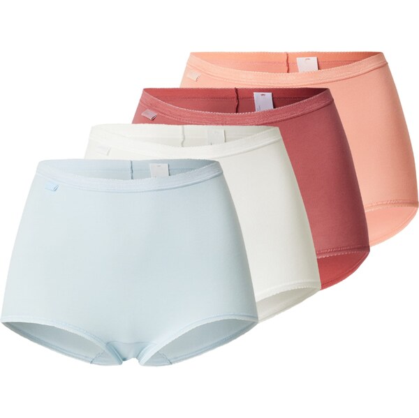 SLOGGI Nohavičky svetlomodrá / broskyňová / ohnivo červená / biela 63135212