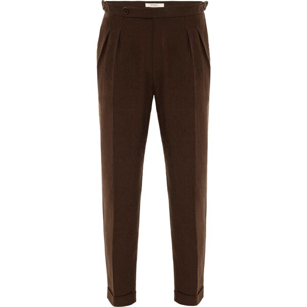 Antioch Plisované nohavice hnedá 63161670