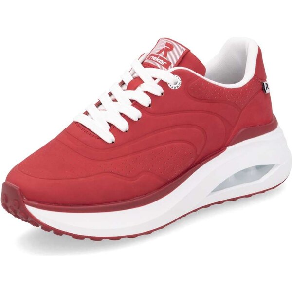 Dámske tenisky RIEKER W2700-33 červená S5 63106422