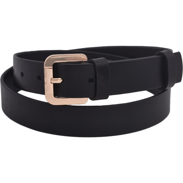 Mercucio Kožený dámsky opasok 721-30-31 čierny pracka Blanka 64507531