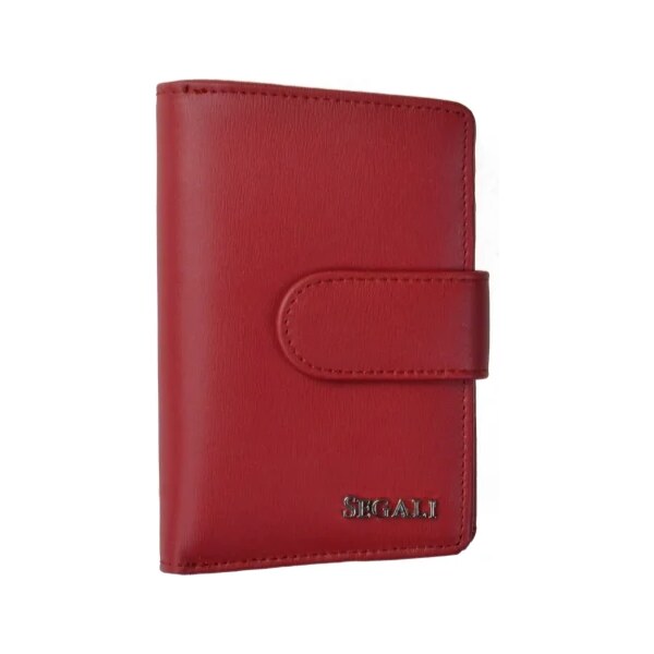 SEGALI Dámska kožená peňaženka SG 250313 červená 35335781